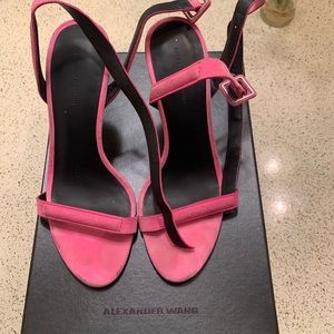 Alexander Wang Suede Strappy Heels